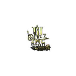 Sticker | bLitz (Gold) | Antwerp 2022