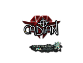 Sticker | cadiaN (Glitter) | Antwerp 2022