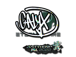 Sticker | Calyx (Glitter) | Antwerp 2022