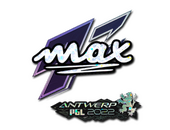 Sticker | max (Glitter) | Antwerp 2022