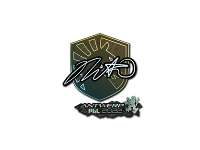 Sticker | nitr0 (scintillant) | Anvers 2022