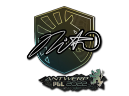 Sticker | nitr0 (Glitter) | Antwerp 2022