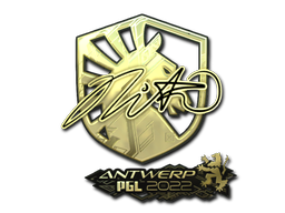 Sticker | nitr0 (Gold) | Antwerp 2022