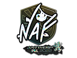 Sticker | NAF (Glitter) | Antwerp 2022