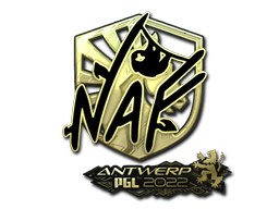 Sticker | NAF (Gold) | Antwerp 2022