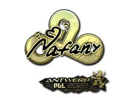 Sticker | nafany (Gold) | Antwerp 2022