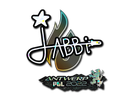 Sticker | jabbi (Glitter) | Antwerp 2022