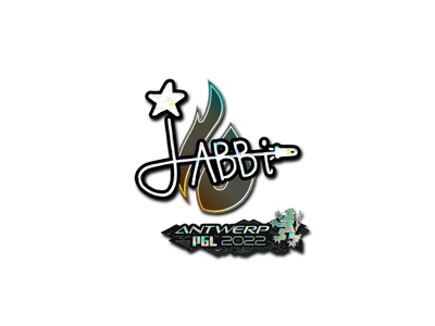 Sticker | jabbi (Glitter) | Antwerp 2022