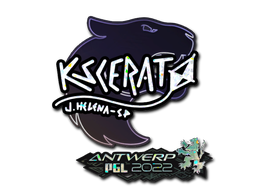 Sticker | KSCERATO (Glitter) | Antwerp 2022