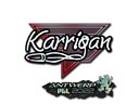 Sticker | karrigan (Glitter) | Antwerp 2022
