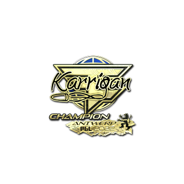 Sticker | karrigan (Gold, Champion) | Antwerp 2022