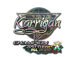 Sticker | karrigan (Holo, Champion) | Antwerp 2022