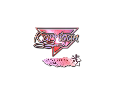 Autocolante | karrigan (Holo) | Antuérpia 2022