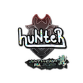 Sticker | huNter (Glitter) | Antwerp 2022
