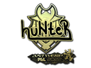 Sticker | huNter (Gold) | Antwerp 2022
