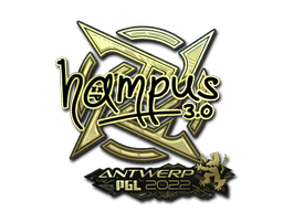 Sticker | hampus (Gold) | Antwerp 2022