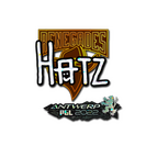 Sticker | hatz (Glitter) | Antwerp 2022