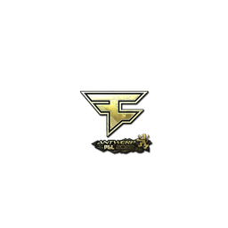 Sticker | FaZe Clan (Gold) | Antwerp 2022