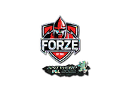 Наклейка | forZe eSports (Glitter) | Antwerp 2022