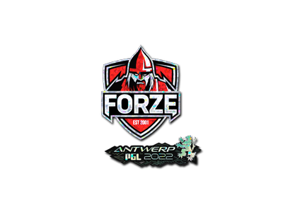 Sticker | forZe eSports (scintillant) | Anvers 2022