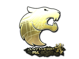 Sticker | FURIA (Gold) | Antwerp 2022