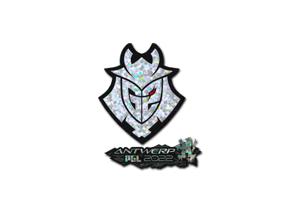 Autocolante | G2 Esports (Glitter) | Antuérpia 2022