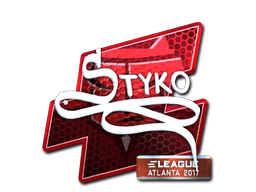 Naklejka | STYKO (foliowana) | Atlanta 2017