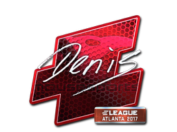 Default of skin Sticker | denis (Foil) | Atlanta 2017