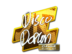 Naklejka | disco doplan (foliowana) | Atlanta 2017
