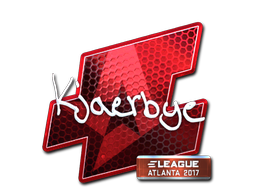 Sticker | Kjaerbye (Foil) | Atlanta 2017