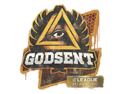 Zalakowane graffiti | GODSENT | Atlanta 2017