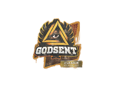 Zalakowane graffiti | GODSENT | Atlanta 2017