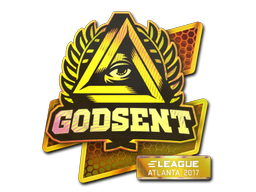 Naklejka | GODSENT (hologramowa) | Atlanta 2017