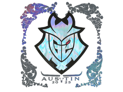 Naklejka | G2 Esports (holograficzna) | Austin 2025
