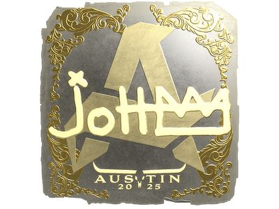Sticker | jottAAA (Gold) | Austin 2025