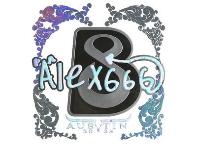 Sticker | alex666 (Holo) | Austin 2025