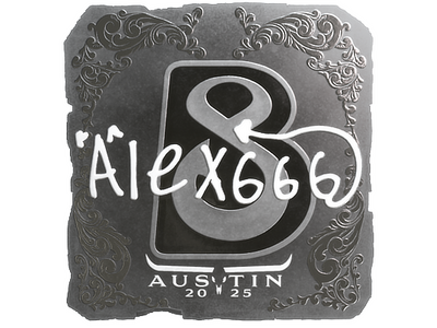 Sticker | alex666 (Foil) | Austin 2025