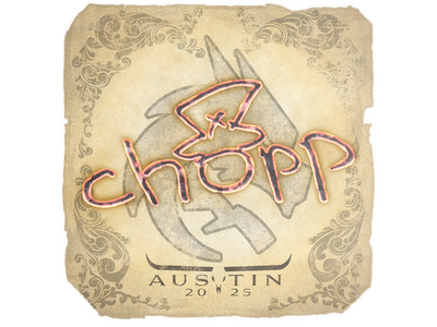 Sticker | chopper | Austin 2025