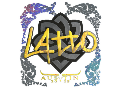 Çıkartma | latto (Holo) | Austin 2025