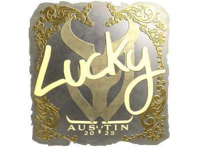 Sticker | Lucky (Gold) | Austin 2025
