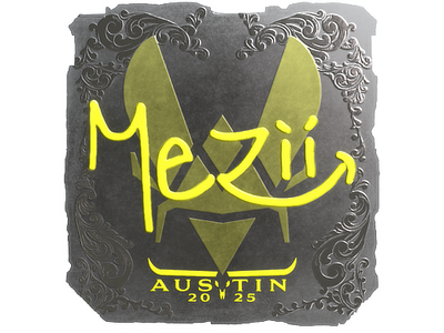 Sticker | mezii (Foil) | Austin 2025