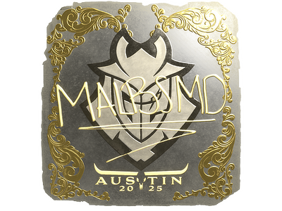 Sticker | malbsMd (Gold) | Austin 2025