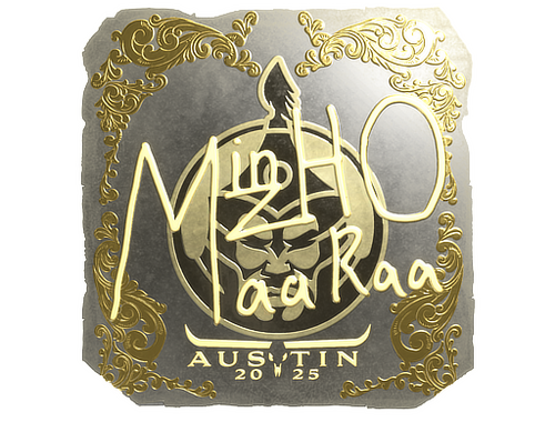 Autocolante | mzinho (Gold) | Austin 2025