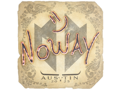 Sticker | noway | Austin 2025