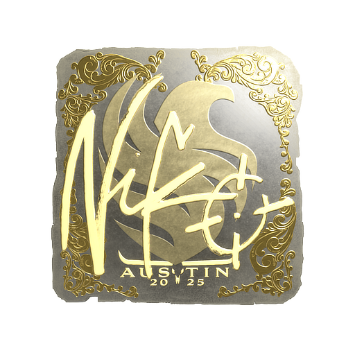 Adesivo | NiKo (Dourado) | Austin 2025