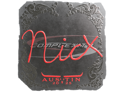 Sticker | nicx (Foil) | Austin 2025
