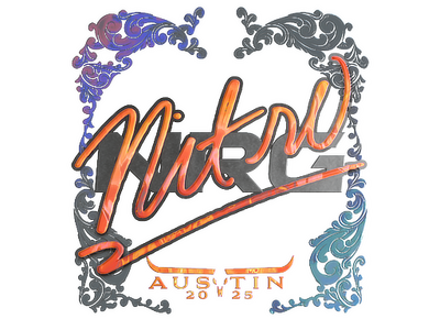 Sticker | nitr0 (Holo) | Austin 2025