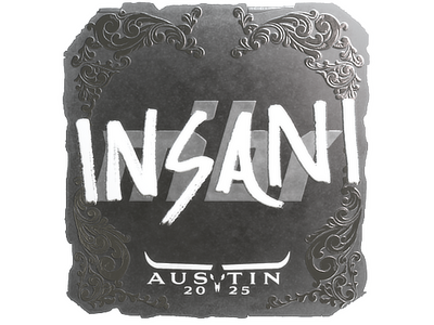 Sticker | insani (Foil) | Austin 2025