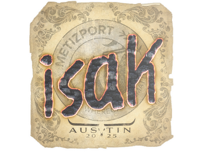 Sticker | isak | Austin 2025