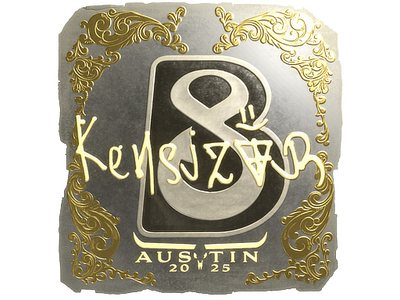 Aufkleber | kensizor (Gold) | Austin 2025